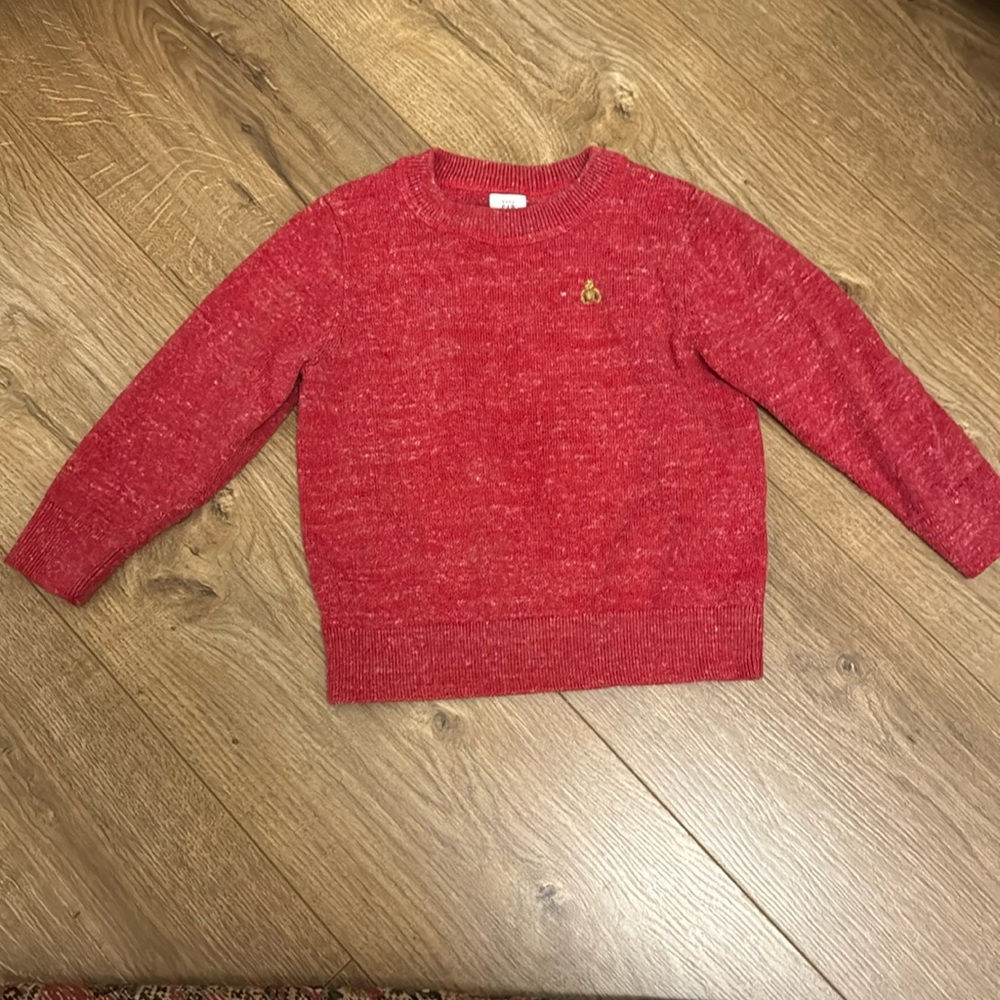 Vibrant Red Gap Sweater 3T